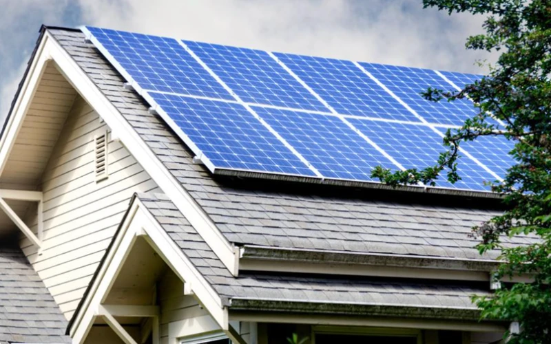 "Empowering homes with sustainable energy—our recent solar installation project for a Client helps reduce energy costs while promoting eco-friendly living."